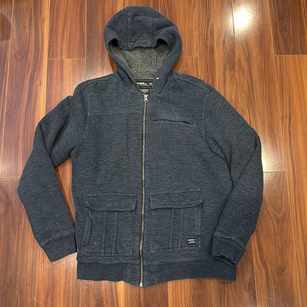 O’NEILL Sherpa lined zip up hoodie
